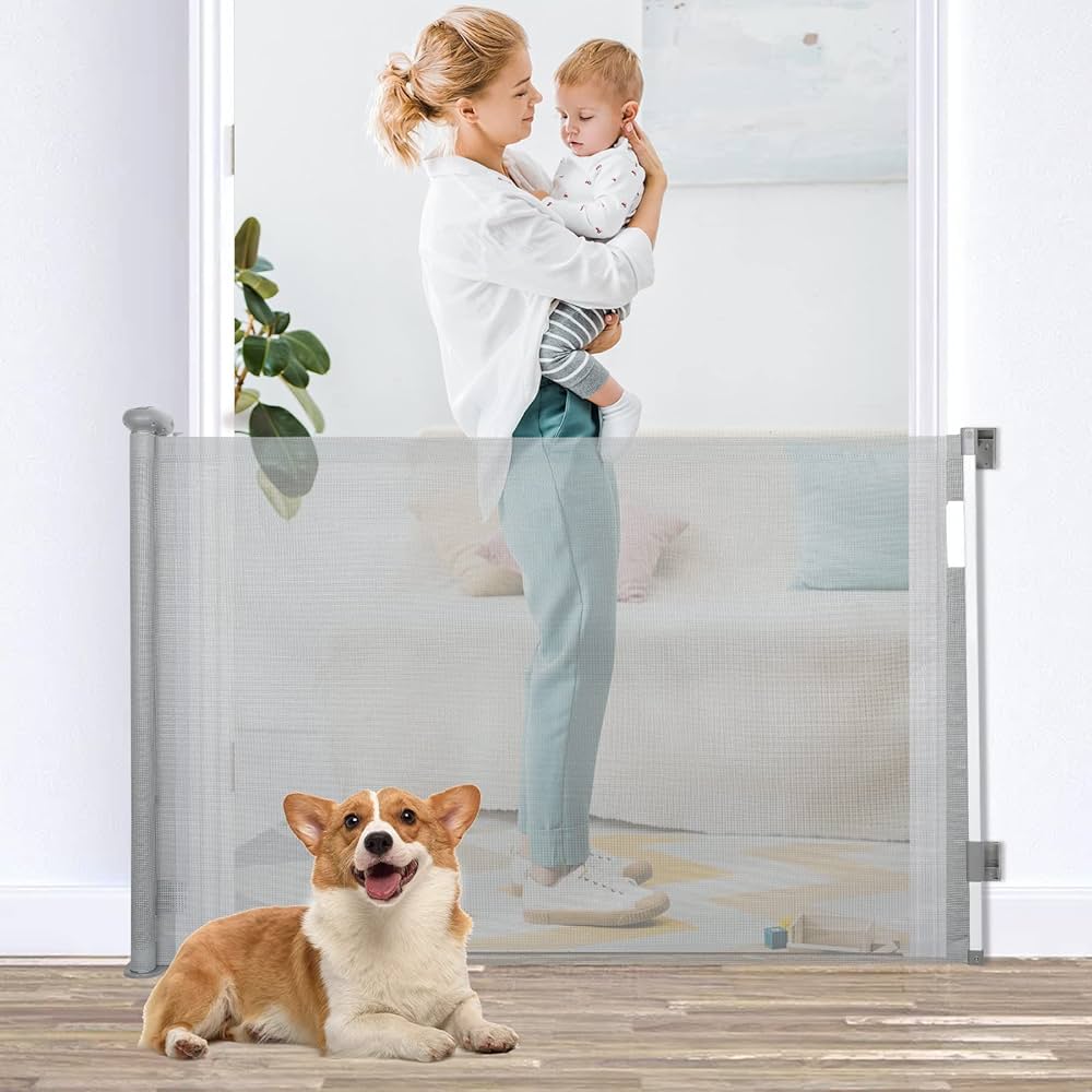 Puerta Retráctil 112cm Niños y Mascotas
